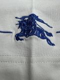 Burberry Classic Embroidered War Horse Short Sleeve Couple Casual Oversize T-shirt