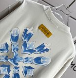 Louis Vuitton 26SS Classic 3D Logo Printed Short Sleeve Couple Casual Versatile T-shirt