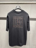 Burberry 26SS Classic Embroidered Logo Short Sleeve Couple Casual Oversize T-shirt