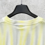 Balenciaga 26SS Fashion Hawaiian Tie Printed Short Sleeve Couple Casual Loose T-shirt