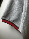 Gucci 26SS Fashion Embroidered Logo Contrast Round Neck Short Sleeve Couple Casual Loose T-shirt