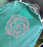 Chanel 26SS Classic Camellia Logo Printed Short Sleeve Couple Casual Versatile T-shirt