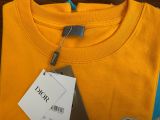 Dior Classic Embroidered Logo Round Neck Short Sleeve Couple Casual Loose T-shirt