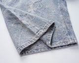 Chrome Hearts 26SS Classic Full Cross Washed Casual Cowboy Shorts