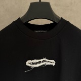 Chrome Hearts Fashion Patch Embroidered Logo Cross T-shirt Couple Casual Versatile Short Sleeve