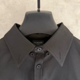 Balenciaga Classic Embroidered Logo Casual Versatile Long Sleeve Shirt