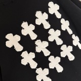 Chrome Hearts Fashion Patch Embroidered Logo Cross T-shirt Couple Casual Versatile Short Sleeve