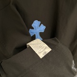 Chrome Hearts Fashion Leather Cross Casual Versatile Long Sleeve Shirt