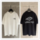 Balenciaga Classic Logo Printed Round Neck T-shirt Couple Casual Versatile Short Sleeve