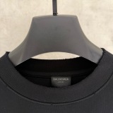 Balenciaga Classic Logo Printed Round Neck T-shirt Couple Casual Versatile Short Sleeve