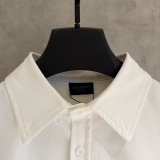 Balenciaga Classic Embroidered Logo Casual Versatile Long Sleeve Shirt