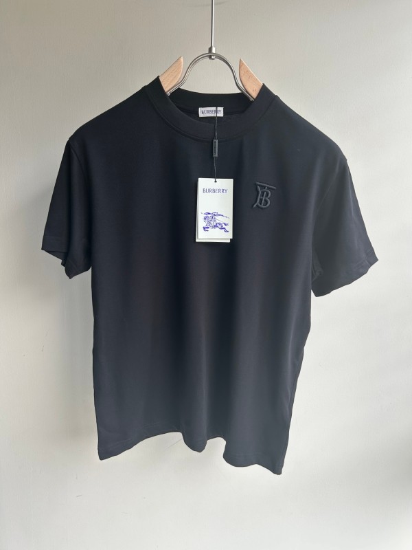 Burberry Classic Embroidered TB Short Sleeve Couple Casual Loose T-shirt