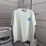 Louis Vuitton 26SS Classic 3D Logo Printed Short Sleeve Couple Casual Versatile T-shirt