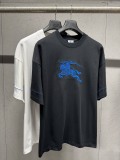 Burberry Classic Embroidered War Horse Short Sleeve Couple Casual Oversize T-shirt