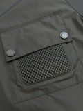 Moncler New Fashion Mesh Pocket Waterproof Quick Drying Short Shirt