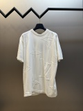 Louis Vuitton Classic Relief Logo Jacquard Round Neck Woolen Short Sleeve