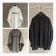 Balenciaga Classic Embroidered Logo Casual Versatile Long Sleeve Shirt