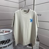 Louis Vuitton 26SS Classic 3D Logo Printed Short Sleeve Couple Casual Versatile T-shirt