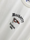 Burberry 26SS Fashion Embroidered Round Neck Short Sleeve Couple's Casual Versatile T-shirt