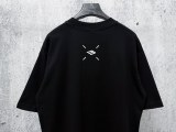 Balenciaga Classic Logo Printed T-shirt Couple Casual Oversize Short Sleeve