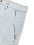 Louis Vuitton High Street Retro Washed Wide Leg Cowboy Shorts