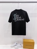 Yves Saint Laurent Fashion Logo Printed T-shirt Couple Casual Versatile Short Sleeve