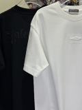 Balenciaga Classic Embroidered Logo T-shirt Couple Casual Versatile Short Sleeve