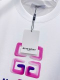 Givenchy Fashion Gradient 3D Offset Logo T-shirt Couple Casual Versatile Short Sleeve