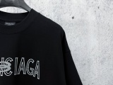 Balenciaga Classic Logo Printed T-shirt Couple Casual Oversize Short Sleeve