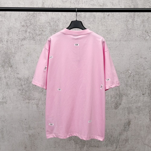 Balenciaga 26SS Fashion 520 Stickers Round Neck T-shirt Unisex Casual Oversize Short Sleeve