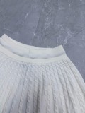 Louis Vuitton 26SS Women's Fashion Drawstring Knitted Casual Short Skirt