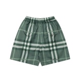 Burberry Classic Checkered Drawstring Shorts Unisex Casual Versatile Shorts