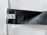 Balenciaga Fashion Aluminum Hot Stamping Logo Printed T-shirt Couple Casual Oversize Short Sleeve