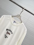 Burberry 26SS Fashion Embroidered Round Neck Short Sleeve Couple's Casual Versatile T-shirt