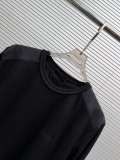 Louis Vuitton 26SS New Unisex Fashion Embroidered Logo Waffle Round Neck Long Sleeve T-shirt