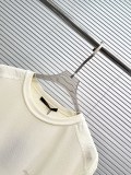 Louis Vuitton 26SS New Unisex Fashion Embroidered Logo Waffle Round Neck Long Sleeve T-shirt
