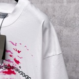 Balenciaga 26SS Fashion Sunset Logo Printed Short Sleeve Unisex Casual Versatile T-shirt