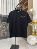 Dior Classic Letter Printed T-shirt Couple Casual Oversize Short Sleeve