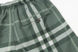 Burberry Classic Checkered Drawstring Shorts Unisex Casual Versatile Shorts