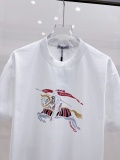 Burberry Fashion War Horse Logo Printed T-shirt Couple Casual Versatile Short Sleeve