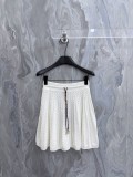 Louis Vuitton 26SS Women's Fashion Drawstring Knitted Casual Short Skirt