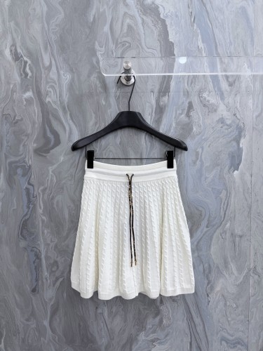 Louis Vuitton 26SS Women's Fashion Drawstring Knitted Casual Short Skirt
