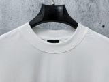 Balenciaga Fashion Aluminum Hot Stamping Logo Printed T-shirt Couple Casual Oversize Short Sleeve