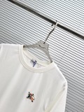 Burberry 26SS Fashion Embroidered Warhorse Round Neck Short Sleeve Couple's Casual Versatile T-shirt