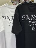 Prada 26SS Classic Embroidered Logo T-shirt Couple Casual Versatile Short Sleeve