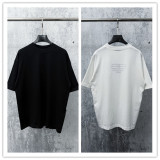 Balenciaga Fashion Crystal Diamond Logo T-shirt Couple Casual Oversize Short Sleeve