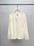 Louis Vuitton 26SS New Unisex Fashion Embroidered Logo Waffle Round Neck Long Sleeve T-shirt