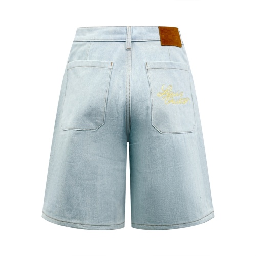 Louis Vuitton High Street Retro Washed Wide Leg Cowboy Shorts