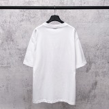 Balenciaga 26SS Fashion Sunset Logo Printed Short Sleeve Unisex Casual Versatile T-shirt