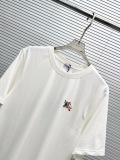 Burberry 26SS Fashion Embroidered Warhorse Round Neck Short Sleeve Couple's Casual Versatile T-shirt